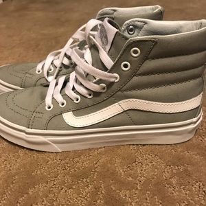 Vans high top gray women’s 7.5